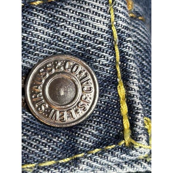 Levi strauss 517 Jeans Mens W34 L29 Straight Leg Boot Cut Blue Denim - Picture 11 of 15